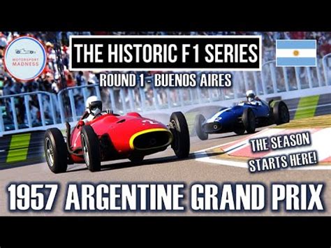 Argentine Grand Prix Buenos Aires 1957 Round 1 Historic F1 Series