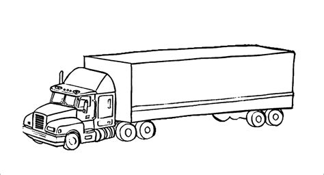 Each type of trailer and truck is different from the next and has numerous applications and weight limits, so while this list is meant to be an overview, this should be taken as a guideline. 18 Wheeler Coloring Pages - ColoringBay