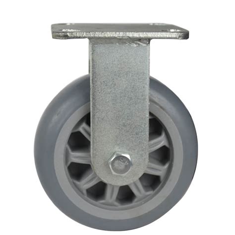 6 Inch Tpr Quiet Fixed Caster Wheels Ytcaster