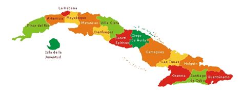 Mapa De Cuba Para Imprimir