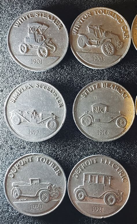 Sunoco Antique Car Coin Series 1 - Etsy