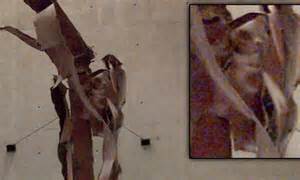 The Angel Of 911 Haunting Face Appears In Mangled Girder Taken From