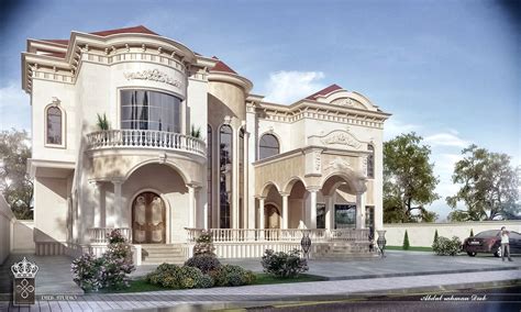 A villa is basically a house where a family can spend their time together. New Classic Villa in Saudi Arabia on Behance | Villa ...