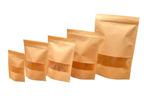Plastic Paper Pouch With Window Gsm High Size 50 Gm To 1 Kg Rs 3