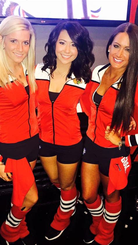 We Have The Sexiest Ice Crew Chicago Blackhawks Hockey Chicago Blackhawks Ice Girls