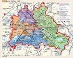 Berlin 1945 bis 1989 - Wenschow Wandkarten