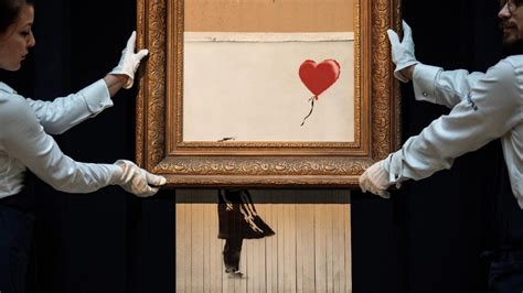 Die britische regierung hatte am dienstag bekannt gegeben, dass vom 24. Staatsgalerie holt es: Geschreddertes Banksy-Bild kommt ...