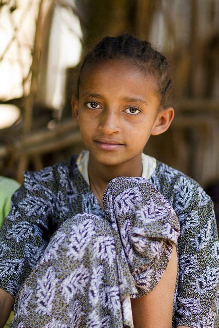 Little Amhara Girl On Lake Tana Ethiopia Ethiopia People Amhara
