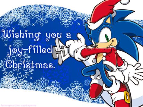 Merry Christmas From Sonic By Sonamy115 On Deviantart