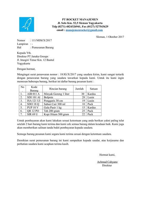 Berikut ini cara membuat surat penawaran yang disertai dengan contoh surat penawaran harga produk / barang, jasa atau kerjasama. Download Contoh Surat Pemesanan Barang Serba Guna