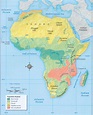 Africa Landforms Map - Hopper, Heather - 6th grade / Africa's Physical ...