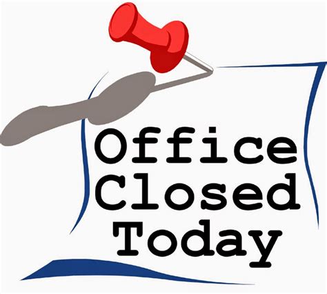 Office Will Be Closed Sign Template Collection