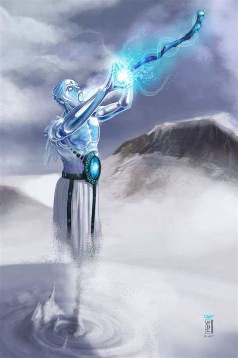 Ice Wizard By Wyv1 On Deviantart Cg Computer Graphics Art