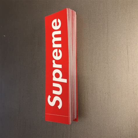Supreme Supreme Box Logo Stickers X80 Grailed