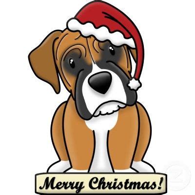 Christmas pug dog cartoon illustration. Cartoon Boxer Christmas Ornament | Christmas ornament ...