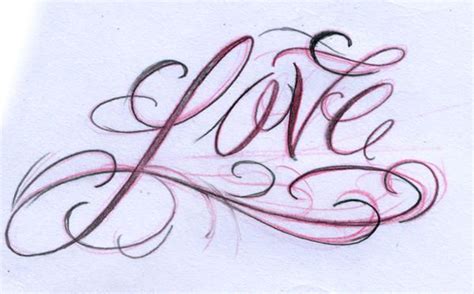 Daily Script 1 Love By Joshdixart Tattoo Lettering Fonts Graffiti