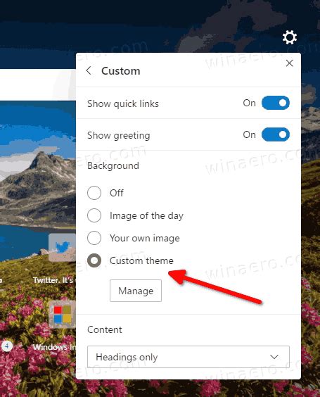 Set Custom Background Images For New Tab Pages In Microsoft Edge I Images