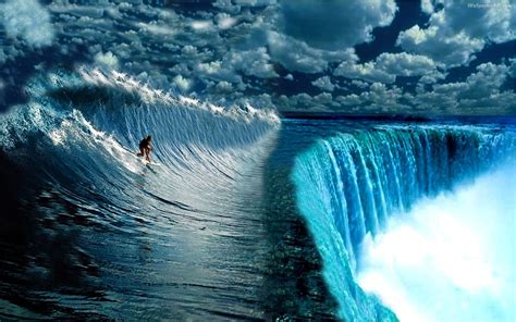 4k Ultra Hd Desktop Wallpaper Surf Wellen 4k Surf Wallpaper