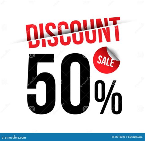 Discount Sale Text Stock Vector Illustration Of Bargain 41318320