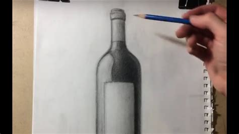 Drawing Tutorial Wine Bottle 1 Youtube