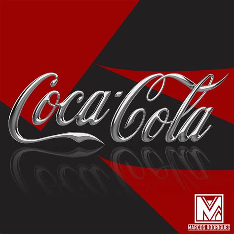 Logo 3d Coca Cola Coca Cola Logo Type Letters Premium