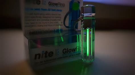 Tritium Keychain Gadget Nite Glowring Youtube