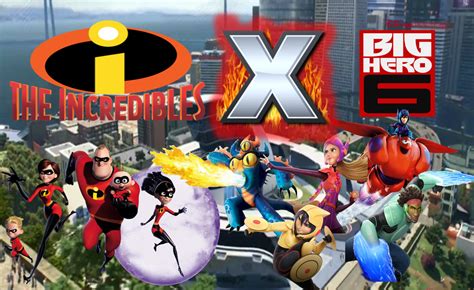 The Incredibles X Big Hero 6 Wallpaper By Dan The Keybearer On Deviantart