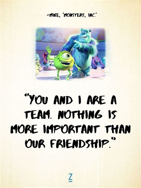 From Monsters University Disney Friendship Quotes Toy Story Quotes