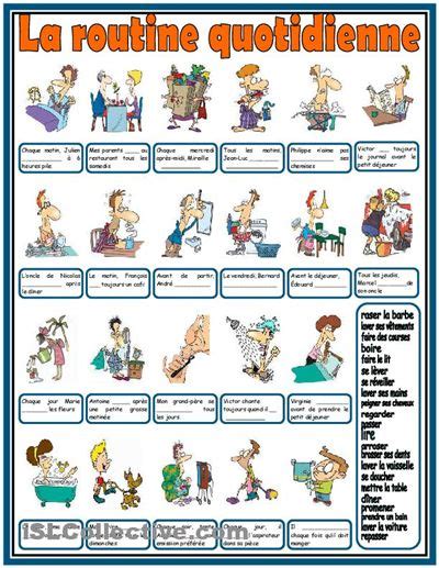 La Routine Quotidienne Solution French 2 French Language Lessons