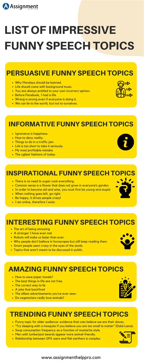 170 Funny Speech Topics To Blow The Minds Of Audience