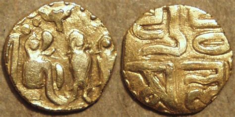 India Cholas Raja Raja Chola 985 1014 Gold 18 Kahavanu
