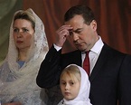 Russian Prime Minister Dmitry Medvedev Attendeds Orthodox Christmas ...
