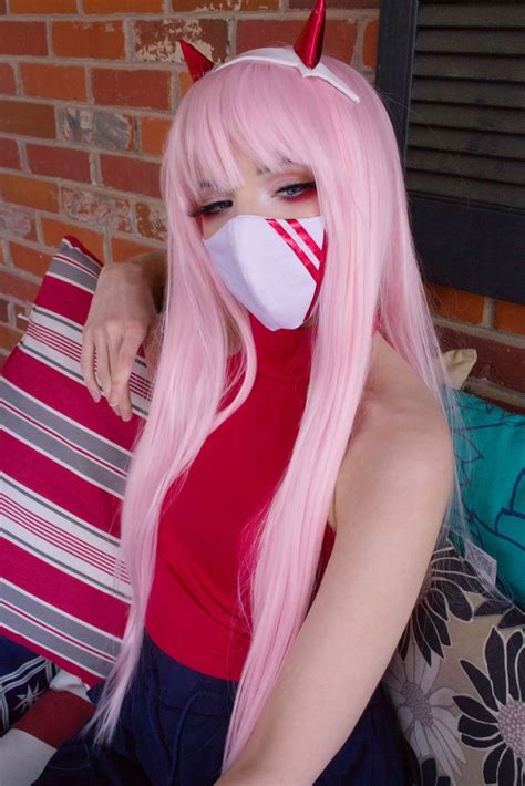 Official Licensed Darling In The Franxx Cosplay Wig Zero Two Darling
