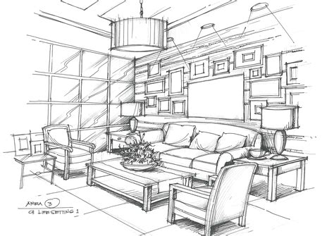 Living Room Drawing