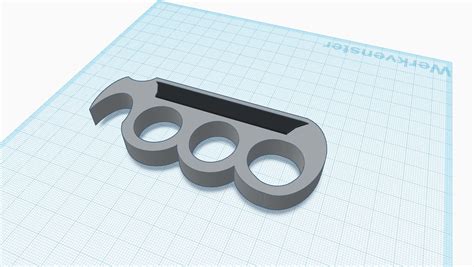 Stl File Brass Knuckles・model To Download And 3d Print・cults