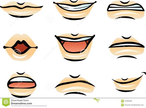 Vector Human Lips Male Stock Vector Image Of Beautiful 41292339