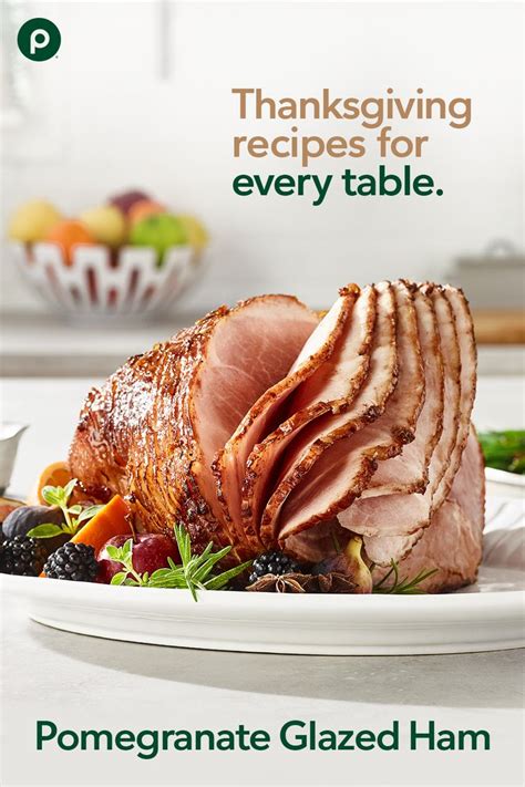 Publix plete easter dinner under $35. Pomegranate Glazed Ham | Thanksgiving With Publix | Recipe | Publix recipes, Chicken soup ...