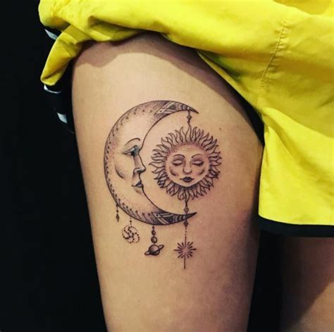 160 Meaningful Moon Tattoos Ultimate Guide April 2021 Moon Tattoo