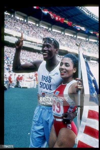Florence Griffith Joyner Walks Off The Track With Her Husband Al