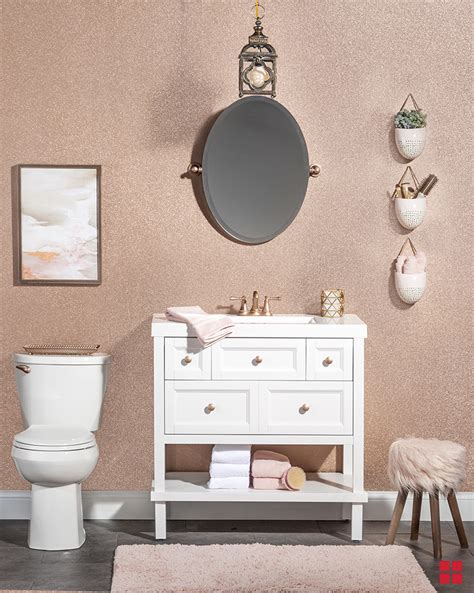 This glitter paint was inspired by learn play imagine's confetti paint, and only uses {i gave her two little capfuls per color to control the amount that went into the cups but mostly to make sure we used the colors that coordinated with the glitter she'd picked: Update Your Bathroom Walls with Glitter