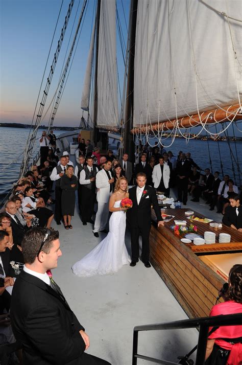 Did you scroll all this way to get facts about halifax waterfront? Sunset wedding aboard Tall Ship Silva Halifax, NS ...