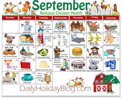 Weird Holidays Праздник Календарь Тексты