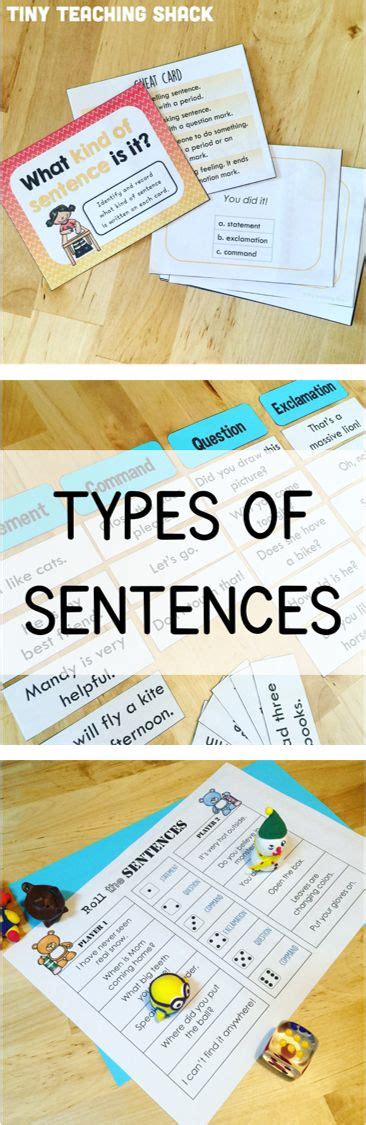 First Grade Types Of Sentences Types Of Sentences Sentence