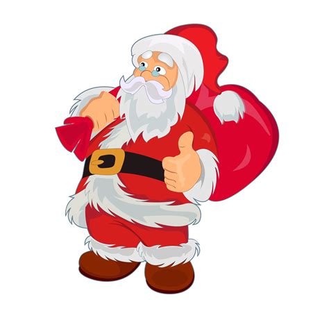 Santa Claus With Bag Vector ~ Illustrations ~ Creative Market