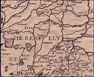Isle of Ely depicted in John Speed's map of Cambridgeshire from 1610 ...