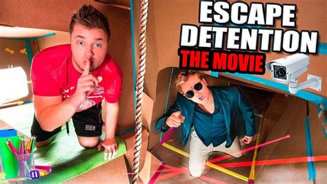 Escape Box Fort Detention Box Fort High School The Movie Youtube