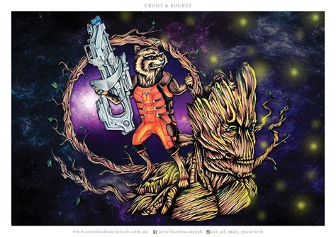 Groot And Rocket By Mattmcintosh On Deviantart