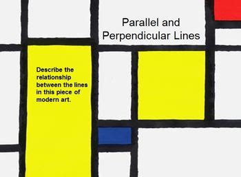In fact they are the same line and so are not parallel. Parallel and Perpendicular Lines in Art and the Real World ...
