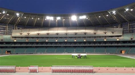 Heydar aliyev, 323, baku, azerbaijan. Baku Olimpics Stadium SISGrass installation SIS Pitches ...