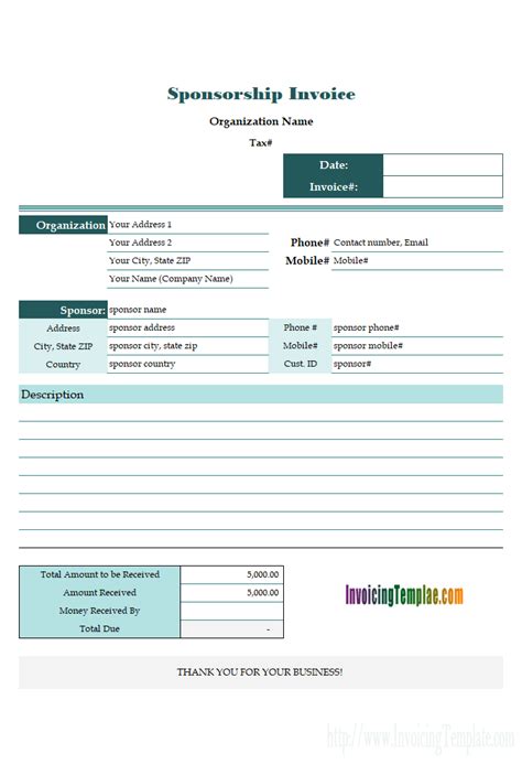 invoice templates  excel